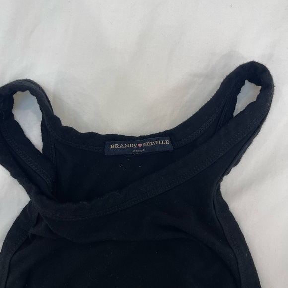 Brandy Melville Black Tank Top - Picture 2 of 2